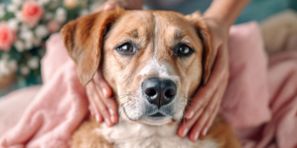 Koirahieronta rentouttaa karvakaveria.