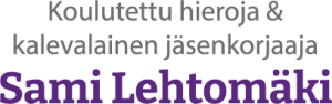 Koulutettu hieroja Sami Lehtomäki logo