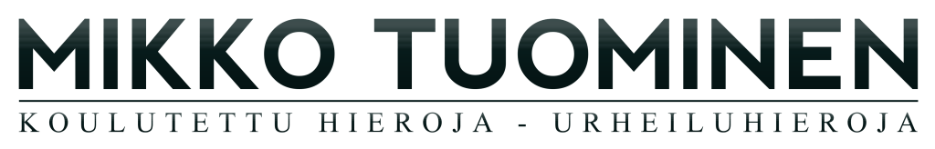 Koulutettu hieroja : urheiluhieroja Mikko Tuominen logo